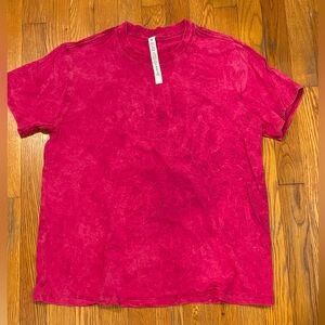 Lululemon All Yours tee, Size 4, beautiful bright pink!